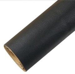 Black Solid Litchi texture FAUX LEATHER ROLL 12″ x 53″ ADHESIVE BACKING