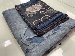 Stunning Artistic Japanese BORO Textile & Vintage Mending Kit Set