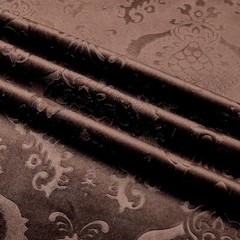 Brocade Damask Velvet Fabric, Ideal Embossed Material for Upholstery Tablecloths