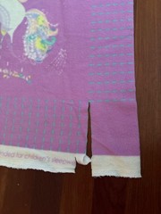Unicorn Dreamers Fabric 40×60 Panel Unicorns Accents FLEECE