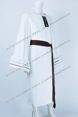 Spock Costume for Star Trek The Voyage Home Cosplay Kimono Robe White Outfit
