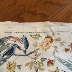 Swavelle Mill Creek Fabric Chambalon Garden Party Bird 2 Pieces 1 Yd x 56″