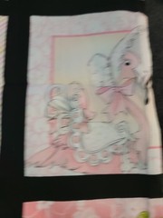 Cotton fabric 3 pieces, Panel Flams Loralie Harris for Loralie Designs: