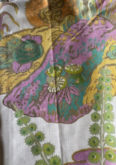 Beacon Hill Moon Blossom With Rivet Designer Fabric Remnant 24″x24″