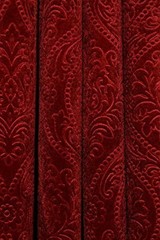 Indian Velvet Embossed Fabric 4Y Ethnic Wear Crafted Material Sewing Tunic Tops