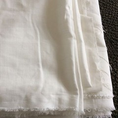 100% organic cotton twill / size W153 × 262 [cm] [5] White