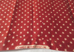 Marcus Brothers Textiles Fabric PATRIOTIC STARS 1+ Yard Deep Red/Rust
