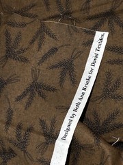 Bundles of Wheat on Brown 1/2Y x 44″W David Textiles Cotton Fabric
