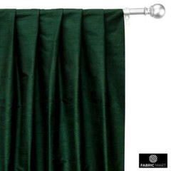 Bottle Green 100% Pure Silk Fabric By The Yard, 41 inches width Silk Fabric