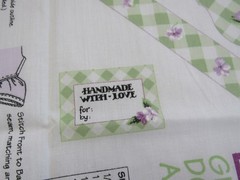 Daisy Kingdom GINGHAM VIOLETS Daisy Dolly Dress 17-19″ Doll Cut & Sew Fabric