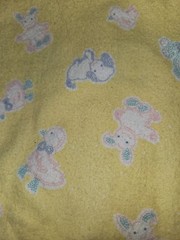 Lot Of 2 Pieces Of Kids Themed Flannel Fabric Baby Animals 1.5 Yrd & Boats 1 Yrd