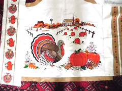 3 SEWING Projects-Halloween & Thanksgiving- Vest, Apron & Tote Bag Cranston VIP