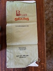 Empty Chicken Grain Feed Woven Plastic Sack Crafts Art Repurpose Yard/Wall Decor