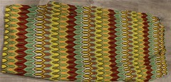 Vintage Chevron Zig Zag Mult-Color Knit Fabric 7 Yards