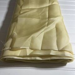 SILK YELLOW FABRIC 10 Yards x 21 Inches Wide or 360 Inches x 21 Wide