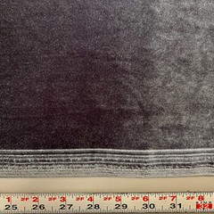 Princess DARK GREY Polyester Spandex Stretch Velvet Fabric by the Yard