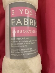NEW Ivory Off White Stretch Netting Soft Apparel Fabric Lace Floral 2 Yards