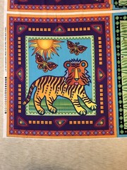 Tropical Safari Avlyn Inc 2 Panels 20×22.5 each Square , 41×23 Per Panel
