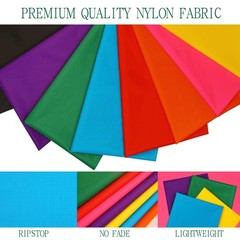 8Pcs 40D Ripstop Nylon Fabric, 59″ Wide x39 Length Waterproof Durable Airtigh…