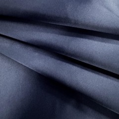 Audrey NAVY BLUE Polyester Dull Satin | Matte Satin Fabric for Gowns, Dresses,