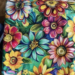 3 Yards Of Groovy Fabric. Digital Print