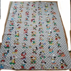 Rare Disney Vintage Duvet Cover Single Side