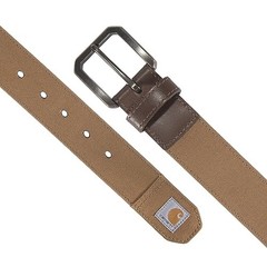 Casual Rugged Duck Canvas Belts, Available in Multiple 36 Carhartt Brown