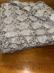 Grey Rose Flowers Fabrics 3D Lattice Wedding Tablecloth Decoration 5 ydx56″