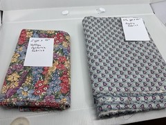 Fabric, Quilting Cotton. Lot of 2 items, 5-1/2 yards total