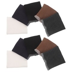 5 Pairs Pure Cotton Threaded Edge Fabric Knitted Cuffs for Sleeves Elastic