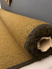 Gold Brown Designer 100% Wool Made in Italy – London Textiles 61″ Wide Half Yard