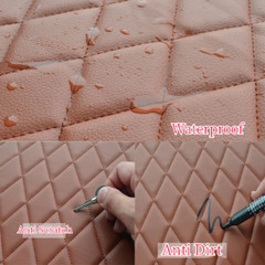 UK Faux Leather Fabric PVC Foam Backing Quilted Vinyl Car Upholstery Headliner