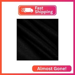 Rayon Linen Blend Black, Fabric by the Yard