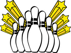 Bowling #12 – 8″ x 10″ – T Shirt Hoodie Iron On Transfer