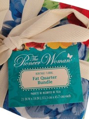 Pioneer Woman 6pc Heritage Floral Fat Qtr 18″ x 21″ 100% Cotton Quilt Fabric
