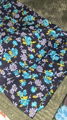 Lot of 11 Large Vintage Fabric Pieces – Floral & Pattern Prints – 1.5×1.5m Each