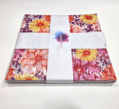 Layer Cake 10” Boundless Fabrics Hey Dahlia 1-43-005-42/SYM16580 Pink Blue White