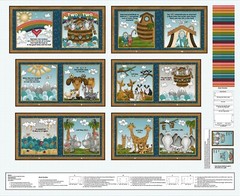 Two by Two Ark Quilt Fabric from Henry Glass BTY 44″ Wide