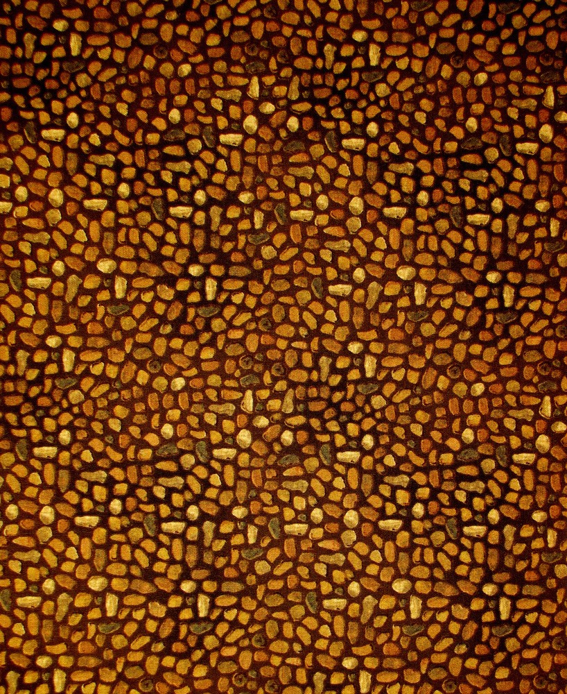 Cobblestone Stone Brick Brown Cotton Fabric Windham 41277-2 Country Store – Yard
