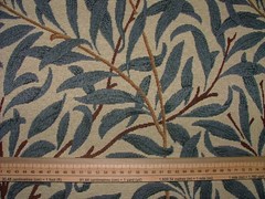 William Morris Tapestry Fabric Willow Bough Blue Curtain Upholstery 15 Metres