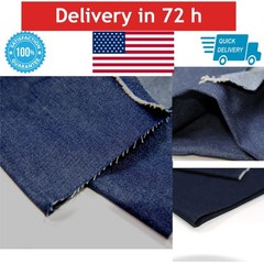 Denim 9 OZ Indigo Washed 100% Cotton Fabric 62″ Wide by the Yard
