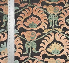 BUKHARA – DAMASK CUT VELVET UPHOLSTERY FABRIC BY THE YARD