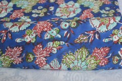 10 Yard Hand Block New Print Fabric 100%Cotton NO TARRIF CHARGES 100%✅ ZK_130