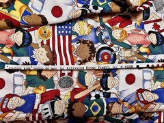Rare Vintage 1995 Alexander Henry Fabric – “Olympic Kids” (1.8 Yards)
