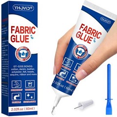 Fabric Glue for Clothing Permanent Washable, Liquid Stitch, Dry and Waterproof