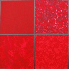 Merryvale Red on Red 26 6″ 100% Cotton Squares Quilt Craft Sew Fabric COR-121