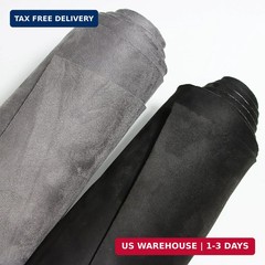 96″x60″ Black Suede Headliner Fabric Roll, Car Roof Liner | Tube Packaging, Wrin