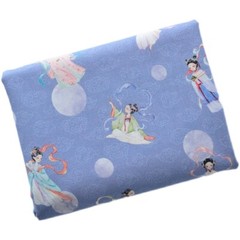Cotton Fabric Cloth Chinese Fairy Printed Hanfu Clothing Bedding DIY Crafts
