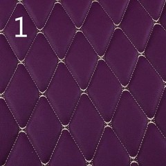 100x158cm Faux Leather Quilted PVC Fabric Car Interior Upholstery Mat