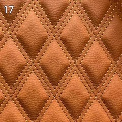 100x158cm Faux Leather Quilted PVC Fabric Car Interior Upholstery Mat